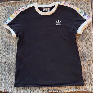 Adidas PRIDE Tee with Multicolor Logo